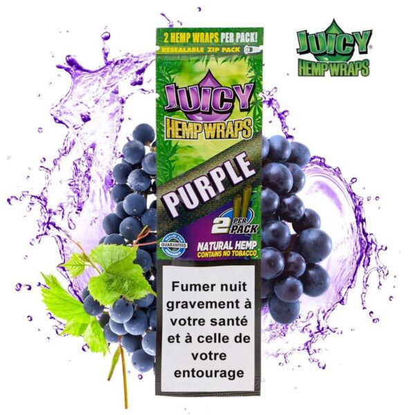 Blunt Juicy Hemp Wraps Purpple