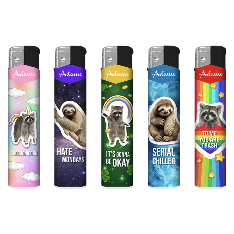 Briquet Adamo Raccoon and Sloth