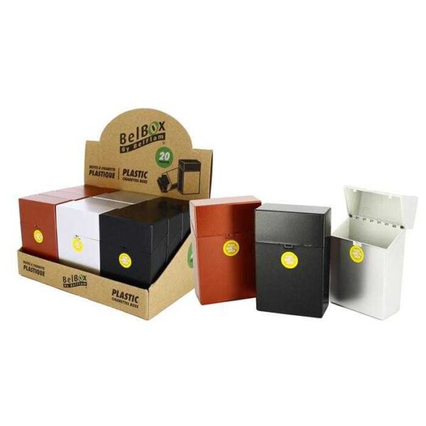Boite à cigarette P20 Cuivre, Noir, Gris (Présentoir de 12)