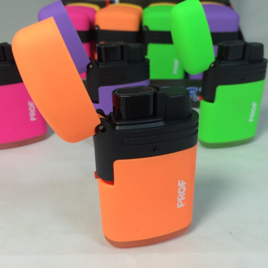 Briquet Tempête Double Flamme - Orange