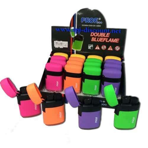 Briquet Tempête Double Flamme Prof (Présentoir de 20)