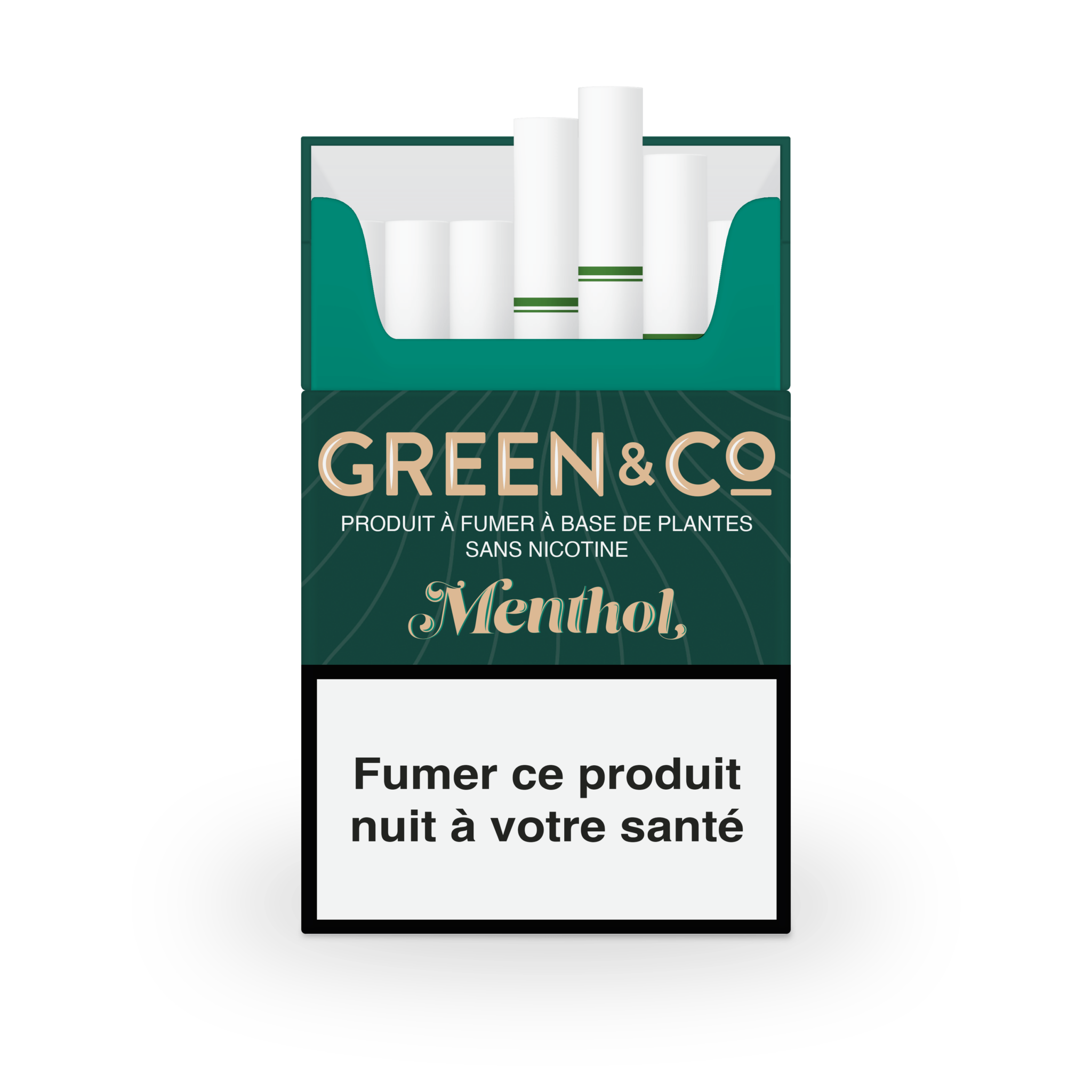 Cigarette Pré-Roll Green & CO Menthol