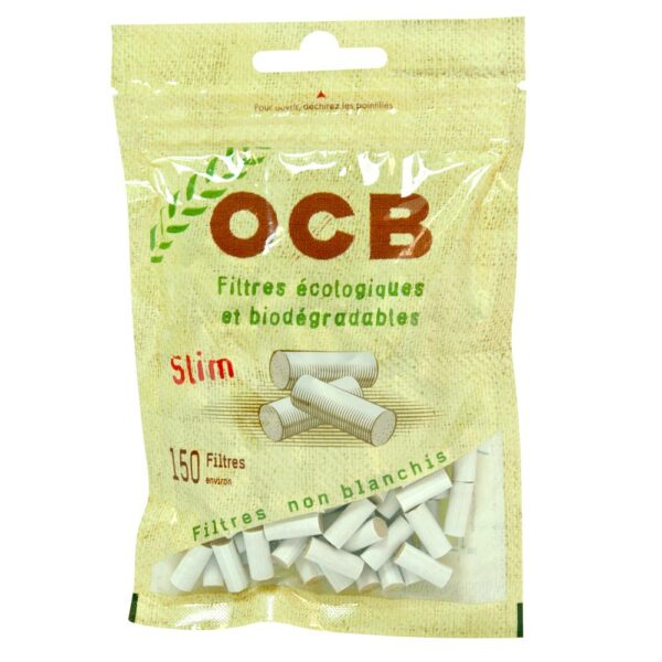 150 Filtres OCB Biodégradable Slim 6mm