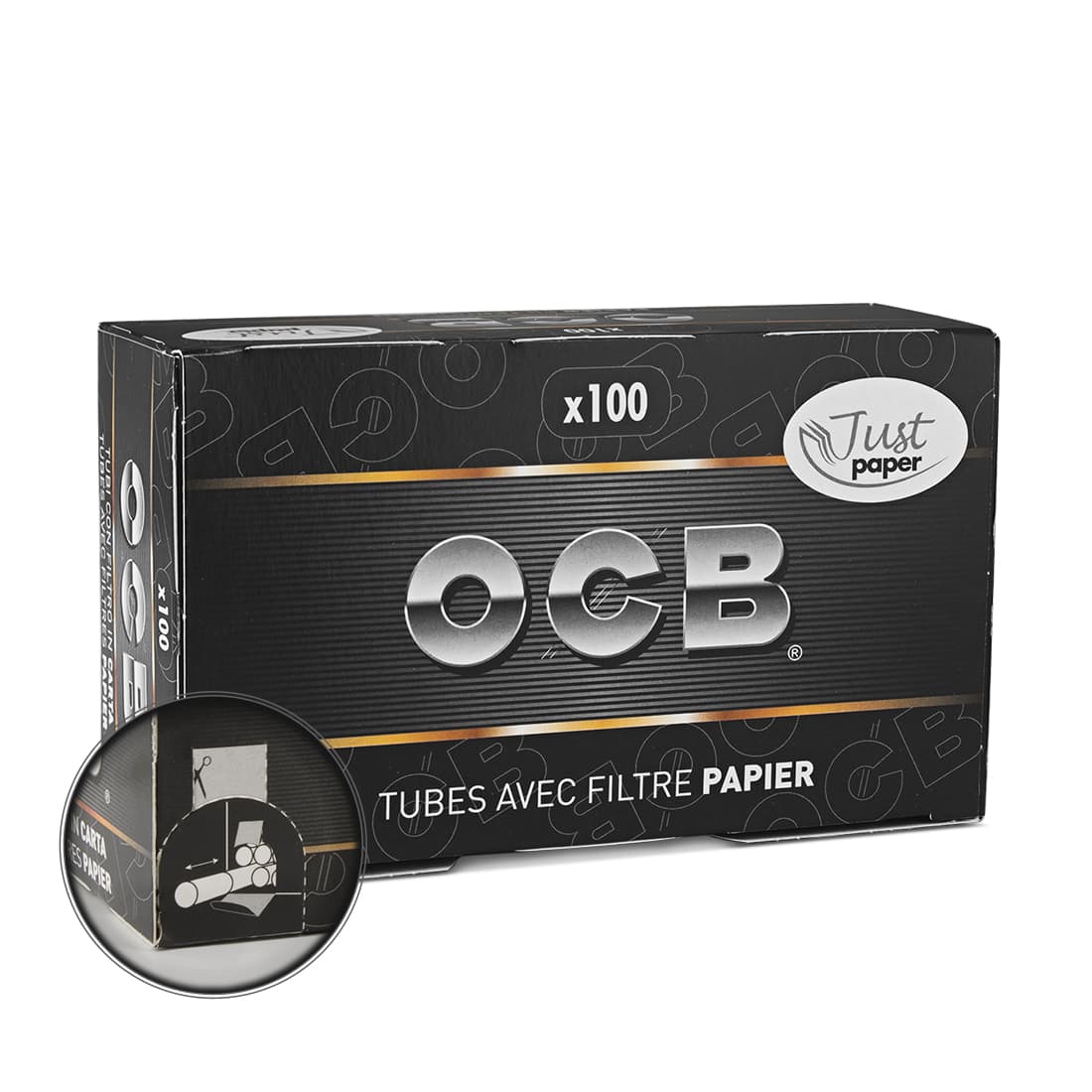 100 Tubes OCB Just Paper