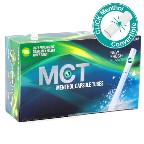 100 Tubes MCT Menthol