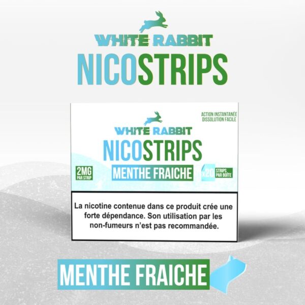 Nico Strips White Rabbit Menthe Fraiche